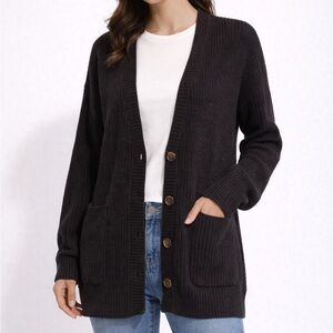 🛑 6/$25 Jay Jays Ribbed Cardigan size medium